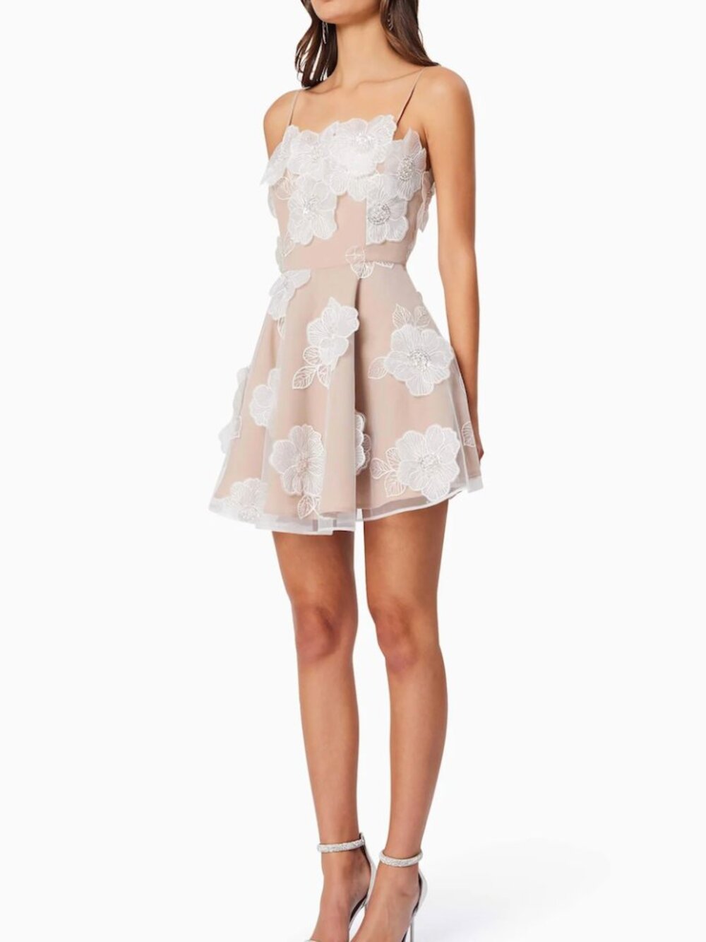 Elliatt Dahlia Mini Dress - Ivory/Nude - Picture 3 of 5